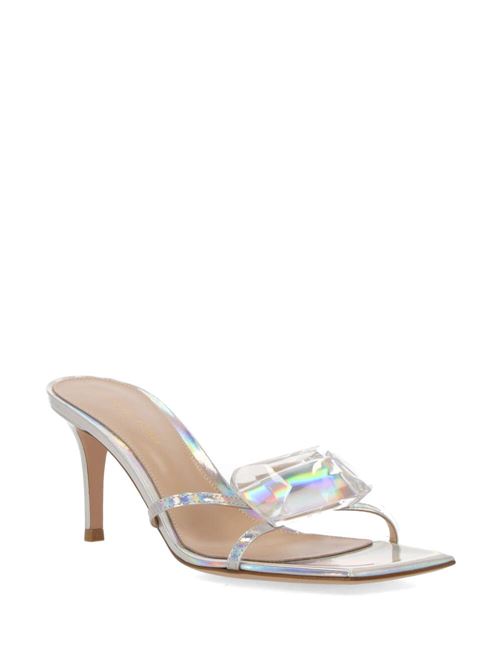 Gemstone-detail iridescent mules Gianvito Rossi | G1678070RICMETHOLOGRAM